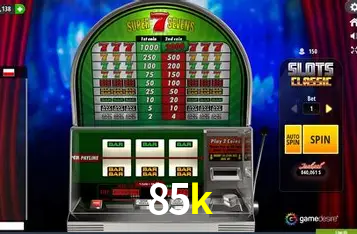 Cassino ao vivo da 85k com dealers reais